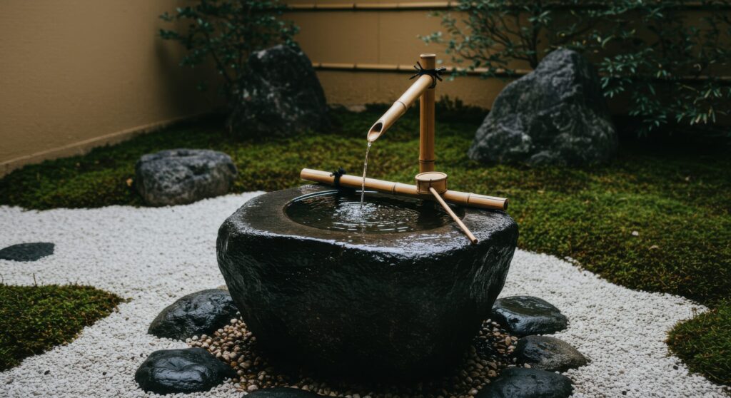苔と石が語る、静かな坪庭|浜松市中区 施工後